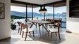 Sargans Rich Walnut 7-Piece Dining Room Set by Furniture of America at Eve Furniture