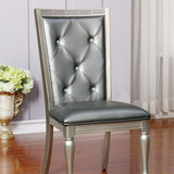 Sarina Silver Side Chair Set of 2