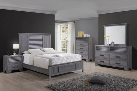 Sarter Gray Bedroom Mirror (Mirror Only) by Crown Mark at Eve Furniture
