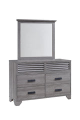Sarter Gray Bedroom Mirror (Mirror Only) by Crown Mark at Eve Furniture
