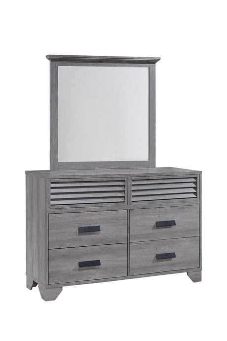 Sarter Gray Bedroom Mirror (Mirror Only) by Crown Mark at Eve Furniture