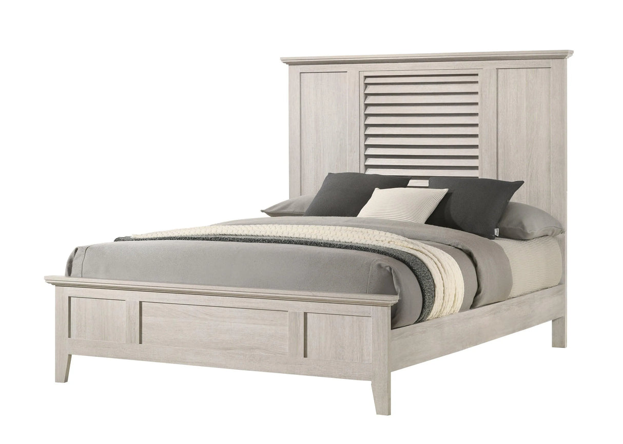 Sarter White Panel Bedroom Set by Crown Mark at Eve Furniture