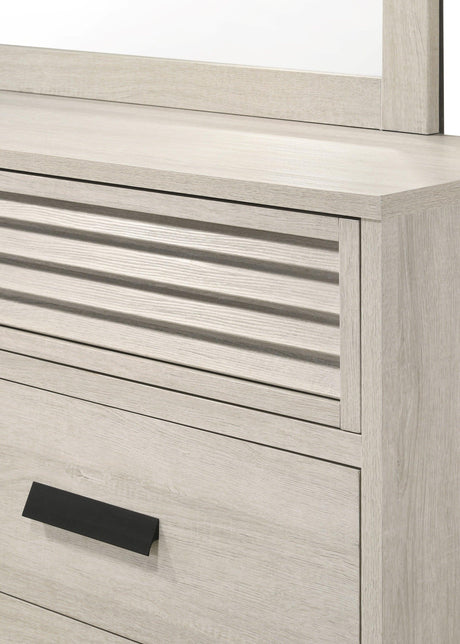 Sarter White Dresser by Crown Mark at Eve Furniture