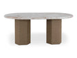 Sartoria Breccia Marble/Natural Dining Table