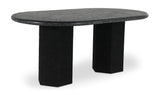 Sartoria Dining Table Black Granite by Moe's Home at Eve Furniture