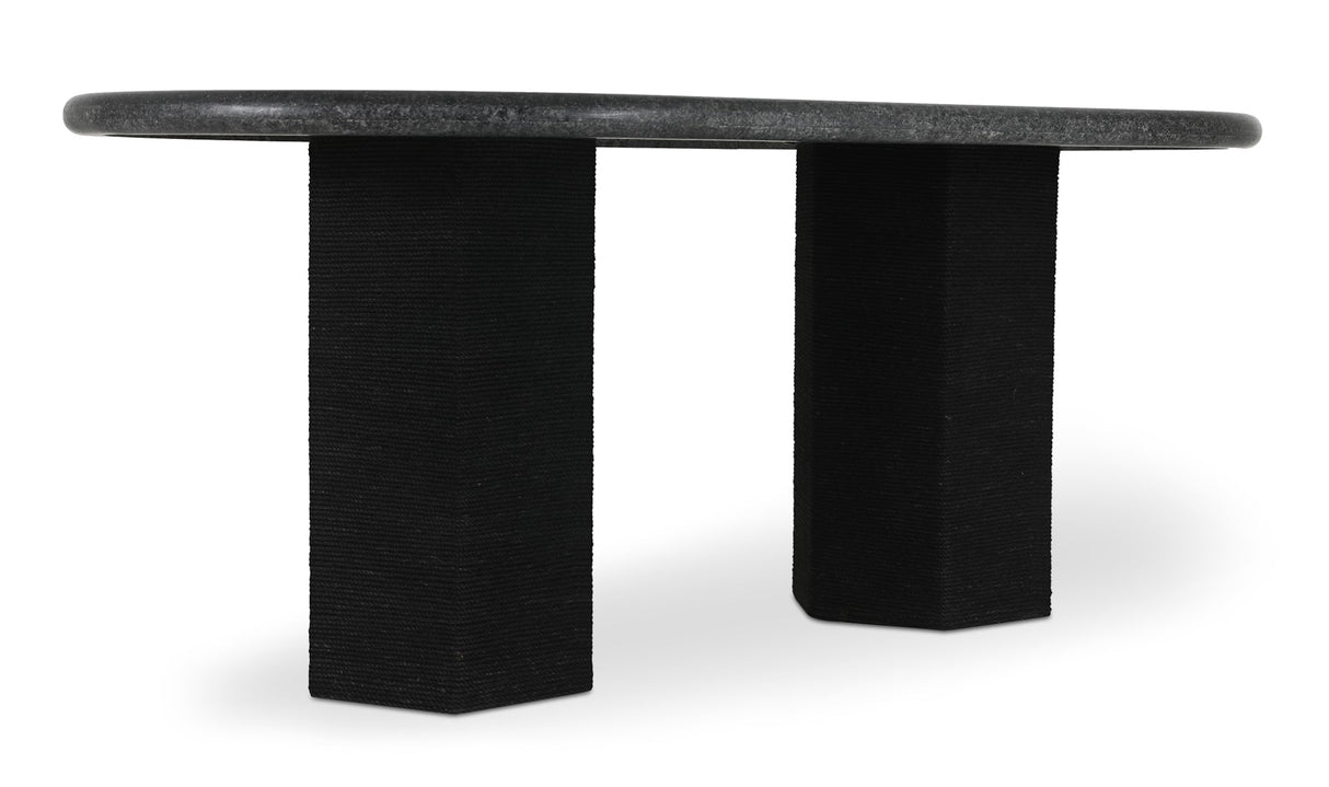 Sartoria Dining Table Black Granite by Moe's Home at Eve Furniture