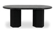 Sartoria Dining Table Black Granite by Moe's Home at Eve Furniture