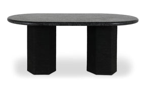 Sartoria Dining Table Black Granite by Moe's Home at Eve Furniture