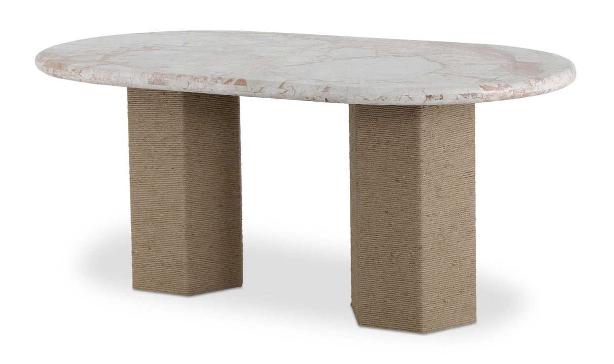 Sartoria Dining Table Breccia Marble by Moe's Home at Eve Furniture