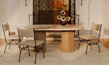 Sartoria Dining Table Breccia Marble by Moe's Home at Eve Furniture