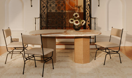 Sartoria Dining Table Breccia Marble by Moe's Home at Eve Furniture