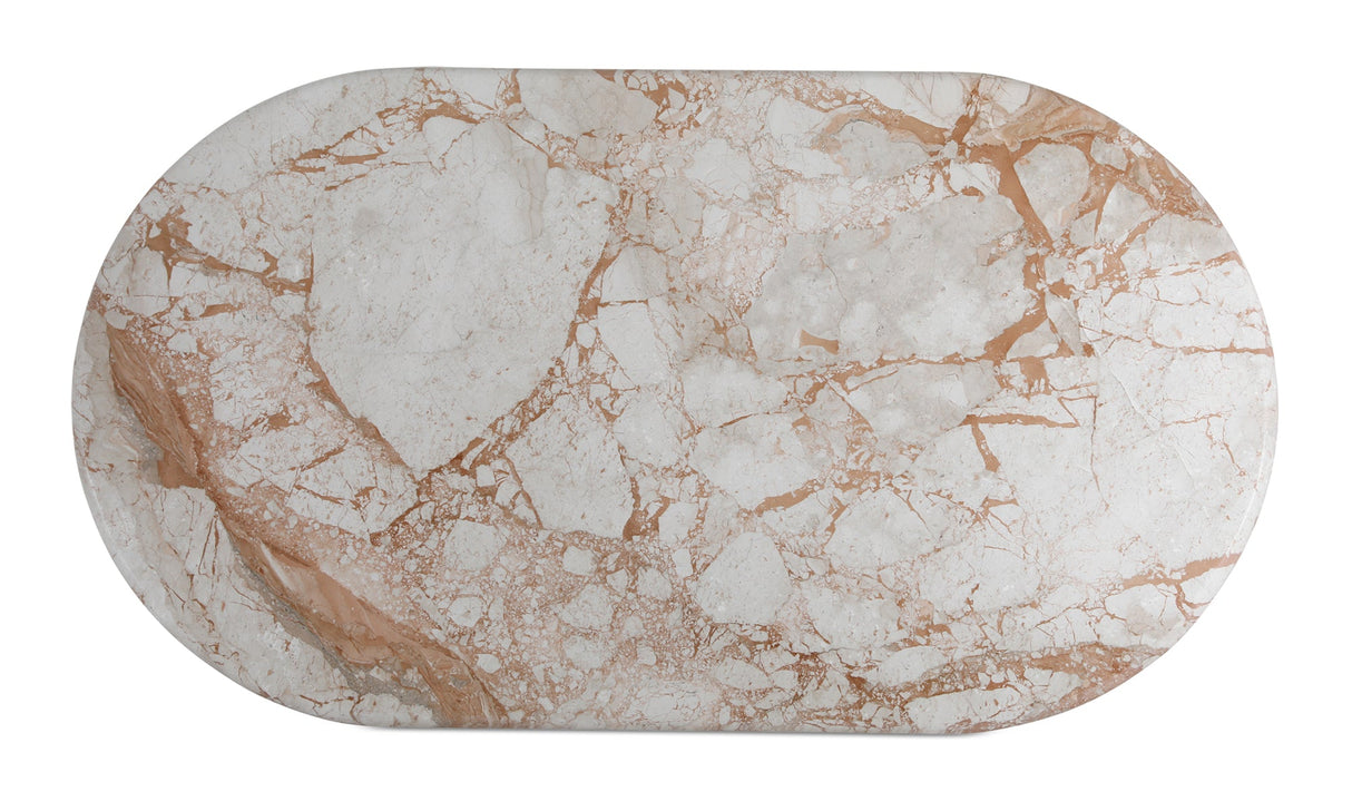 Sartoria Dining Table Breccia Marble by Moe's Home at Eve Furniture