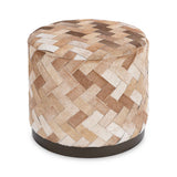 Sasha Canyon Dust Ottoman by Classic Home at Eve Furniture