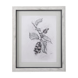 Saskatoonberry by Mercana Studio Hand Embellished Framed Art Print Matted under Glass by Mercana at Eve Furniture