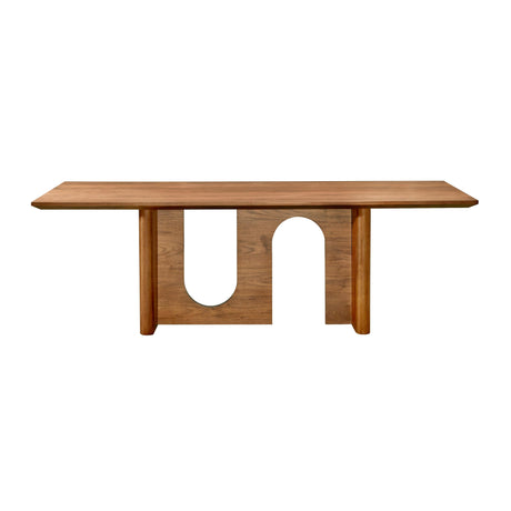 Satra Walnut Rectangular 92" Dining Table by TOV Furniture at Eve Furniture