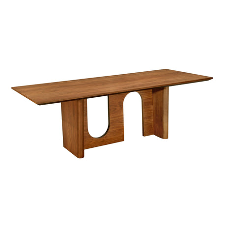Satra Walnut Rectangular 92" Dining Table by TOV Furniture at Eve Furniture