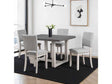 Sauro Gray 5 Pc. Dining Table Set by Furniture of America at Eve Furniture