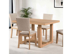 Sauro Natural Dining Table Only by Furniture of America at Eve Furniture