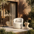 Sausalito Swivel Chair Beige by Zuomod at Eve Furniture
