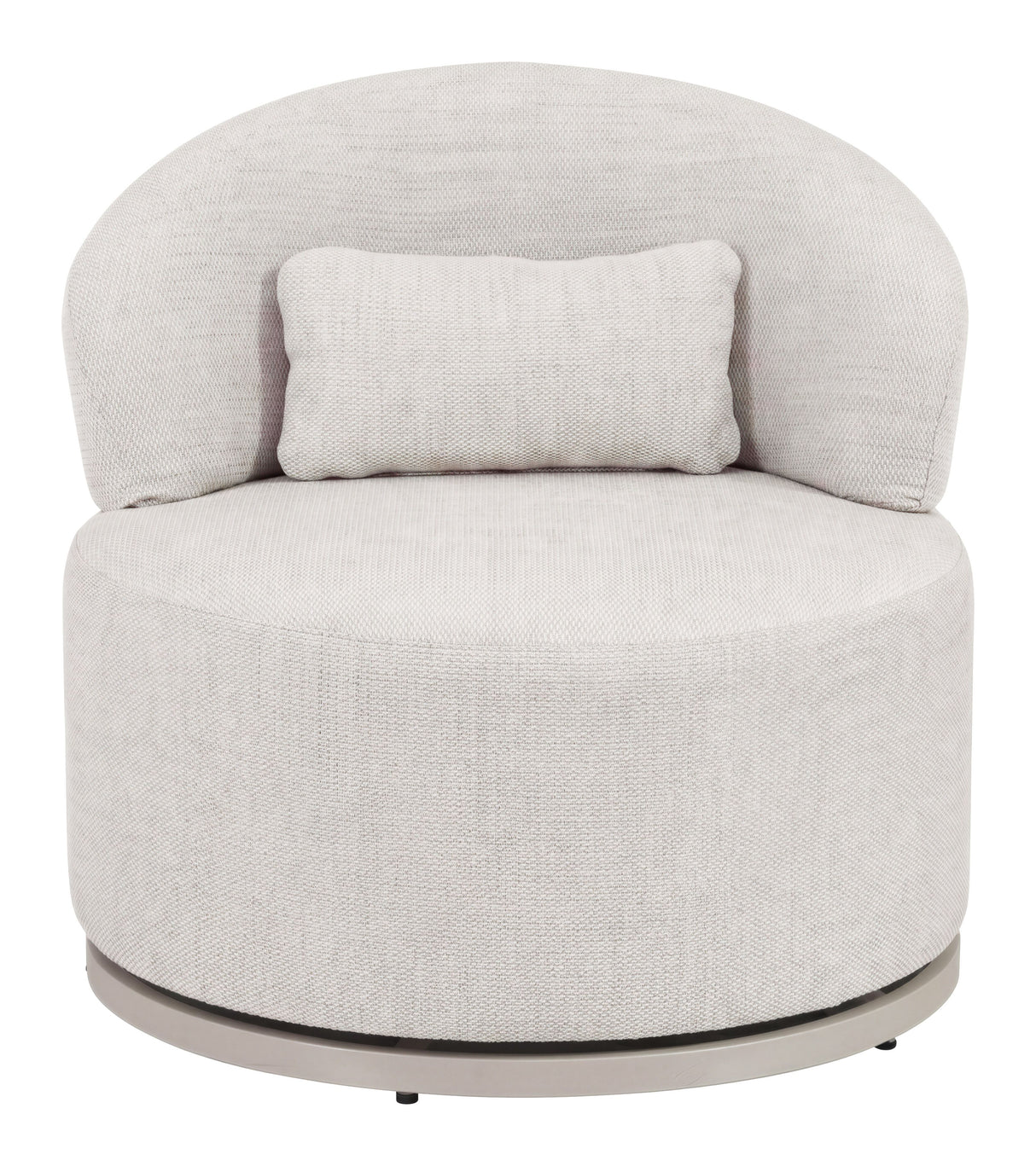 Sausalito Swivel Chair Beige by Zuomod at Eve Furniture
