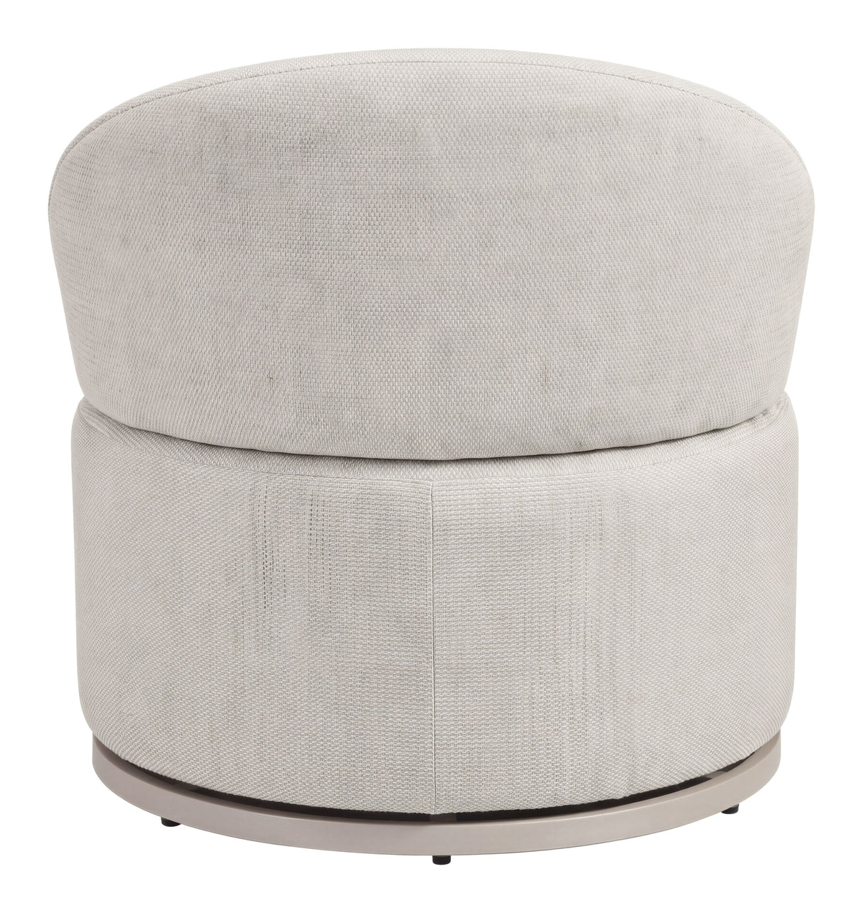 Sausalito Swivel Chair Beige by Zuomod at Eve Furniture
