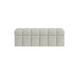 Savage Upholstered Storage Bench in Sandy Chenille by Modus Furniture at Eve Furniture