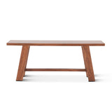 Savannah 60" Counter Bench in Cinnamon Brown by Home Trends & Design at Eve Furniture