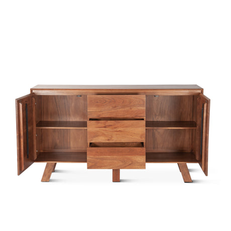Savannah 68" Sideboard in Cinnamon Brown by Home Trends & Design at Eve Furniture