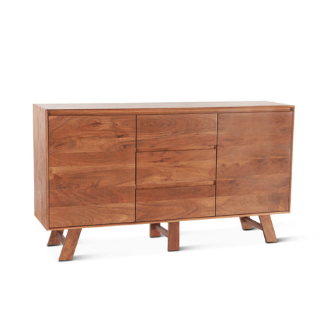 Savannah 68" Sideboard in Cinnamon Brown by Home Trends & Design at Eve Furniture