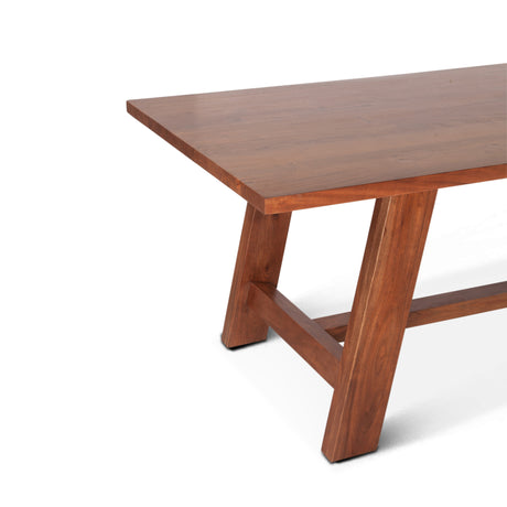 Savannah 94" Dining Table in Cinnamon Brown by Home Trends & Design at Eve Furniture