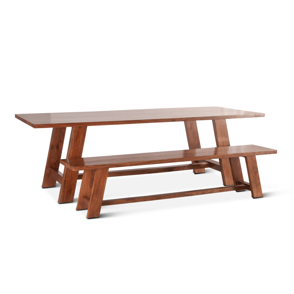 Savannah 94" Dining Table in Cinnamon Brown by Home Trends & Design at Eve Furniture