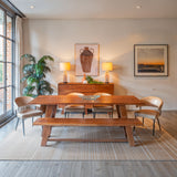 Savannah 94" Dining Table in Cinnamon Brown by Home Trends & Design at Eve Furniture