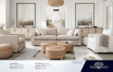 Savannah Linen Sofa by Diamond Sofa at Eve Furniture