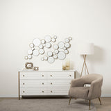 Savannah White Fir Veneer w/ Gold Metal Accents 6-Drawer Sideboard by Mercana at Eve Furniture