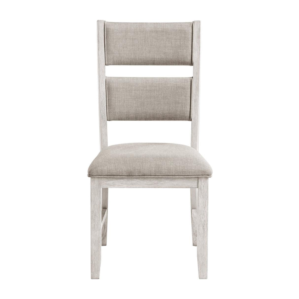 Savile Antique White/Light Gray 60" Dining Table by Homelegance at Eve Furniture