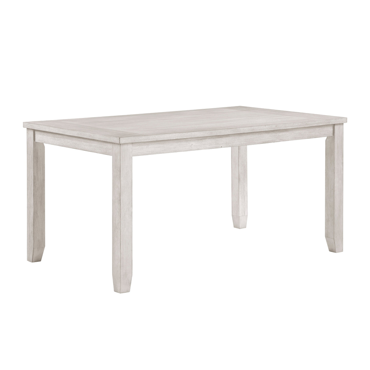 Savile Antique White/Light Gray 60" Dining Table by Homelegance at Eve Furniture