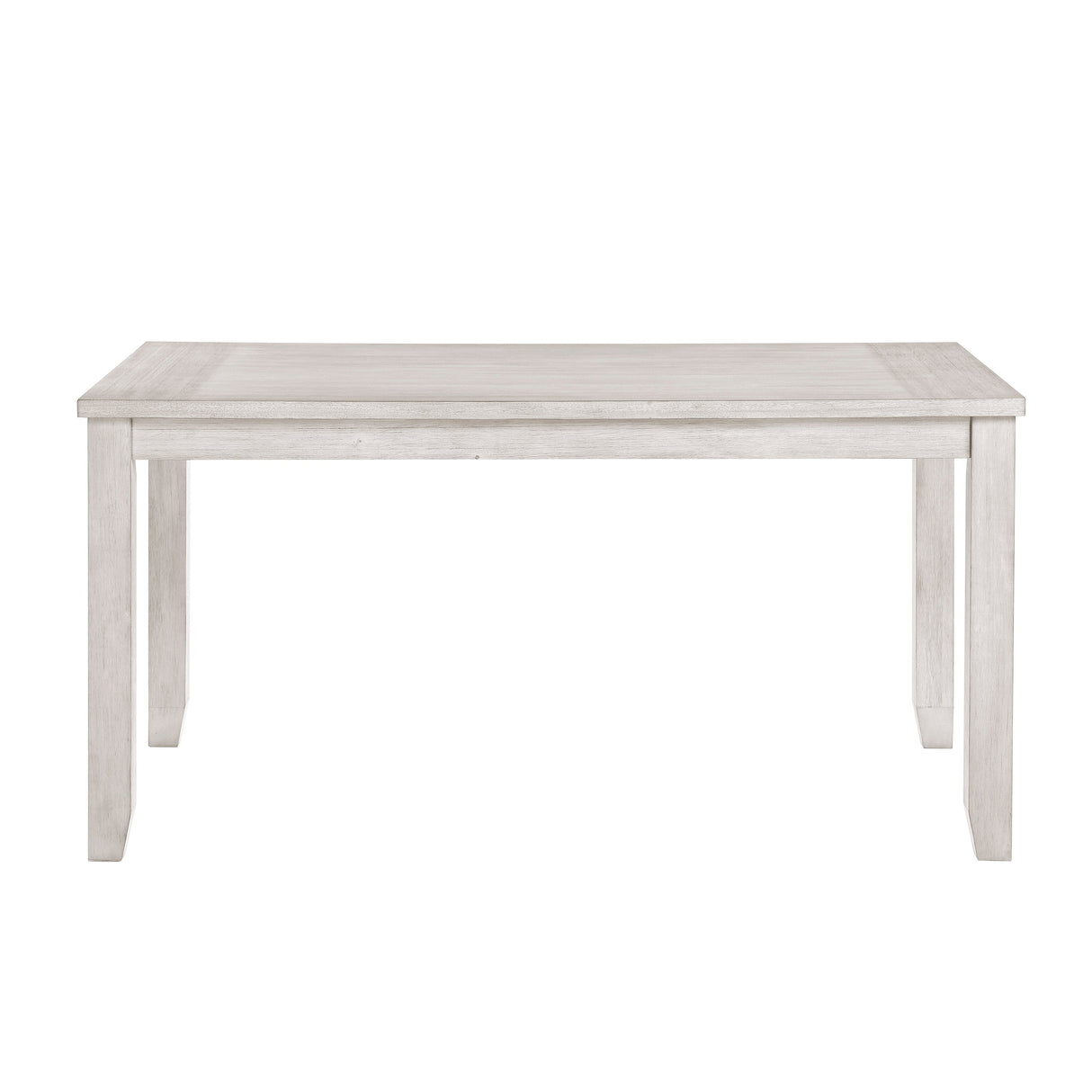 Savile Antique White/Light Gray 60" Dining Table by Homelegance at Eve Furniture