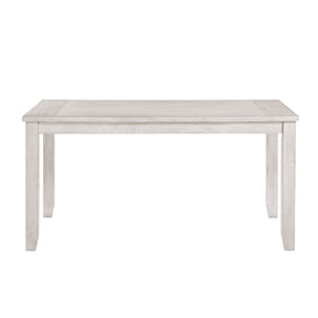 Savile Antique White/Light Gray 60" Dining Table by Homelegance at Eve Furniture