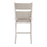 Savile Antique White/Light Gray Counter Height Chair, Set of 2 by Homelegance at Eve Furniture