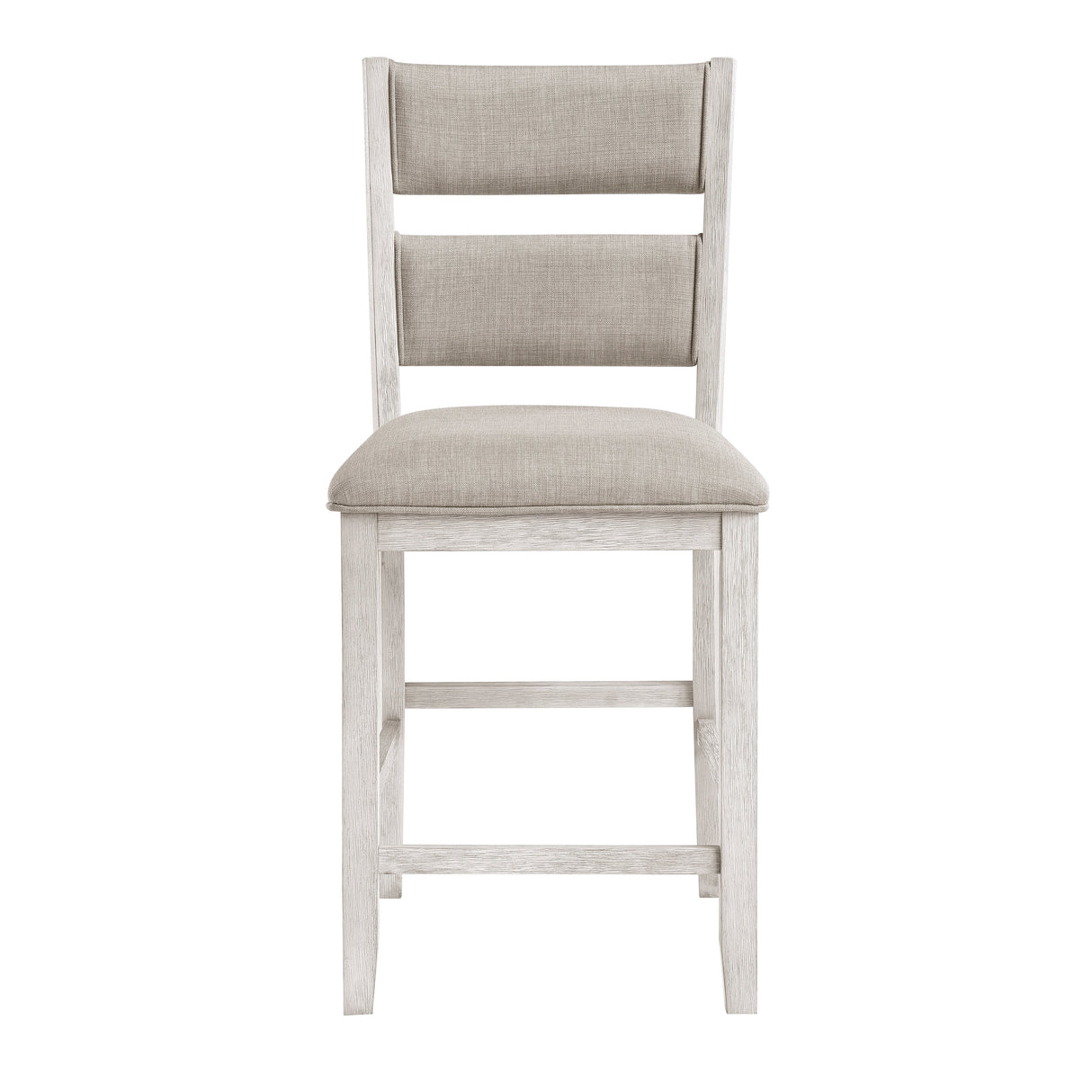 Savile Antique White/Light Gray Counter Height Chair, Set of 2 by Homelegance at Eve Furniture