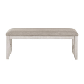 Savile Light Gray Dining Bench by Homelegance at Eve Furniture