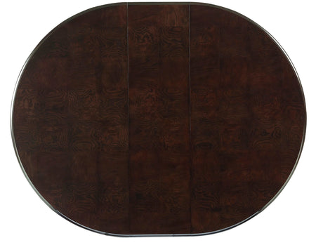 Savion Espresso Round/Oval Extendable Dining Table by Homelegance at Eve Furniture
