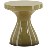 Savitri Outdoor Side Table, Green Ombre by Dovetail at Eve Furniture