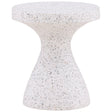 Savitri Outdoor Side Table, Off-White Terrazzo by Dovetail at Eve Furniture