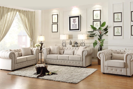 Savonburg Neutral Luxury Living Room Set by Homelegance at Eve Furniture