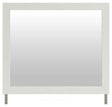 Savonport White Bedroom Mirror by Ashley at Eve Furniture