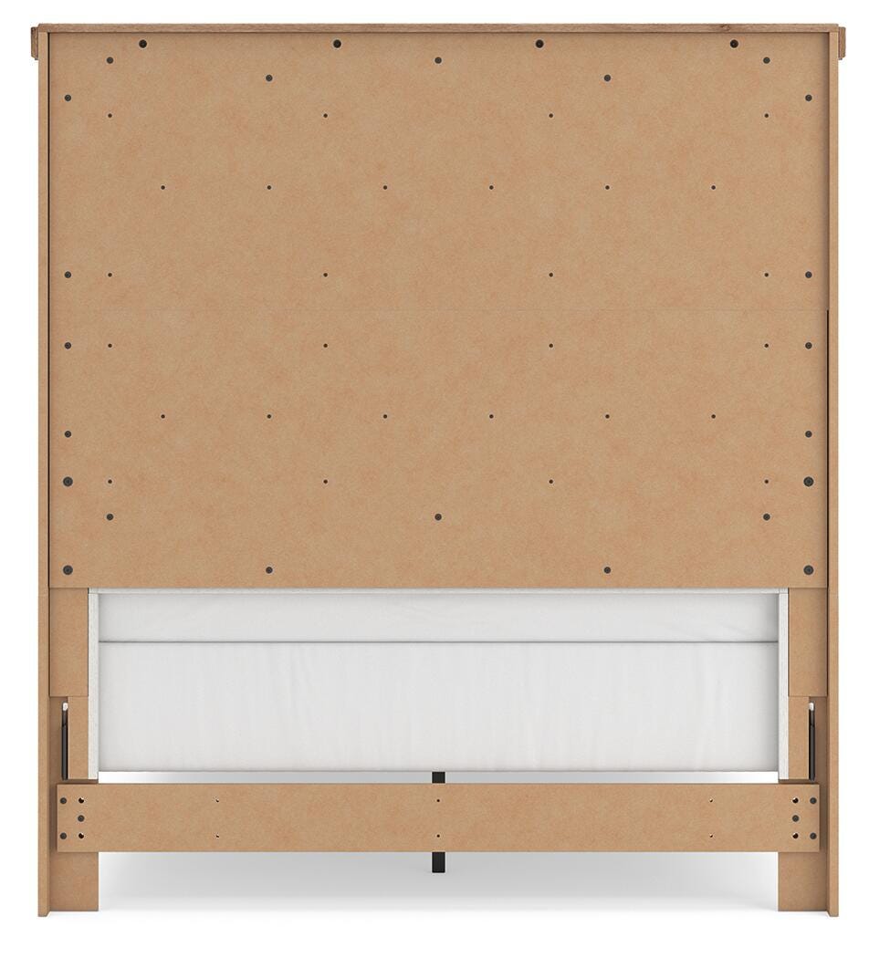 Savonport White/Brown Full Panel Bed by Ashley at Eve Furniture