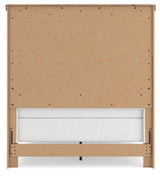 Savonport White/Brown Full Panel Bed by Ashley at Eve Furniture