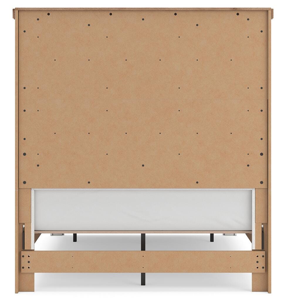 Savonport White/Brown Full Panel Storage Bed by Ashley at Eve Furniture