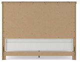 Savonport White/Brown King Panel Bed by Ashley at Eve Furniture